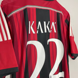 Shop 2014/15 AC MILAN KAKA #22 HOME SHIRT (L) ADIDAS, classic football shirts, vintage football shirts & retro soccer jerseys at Cult Kits