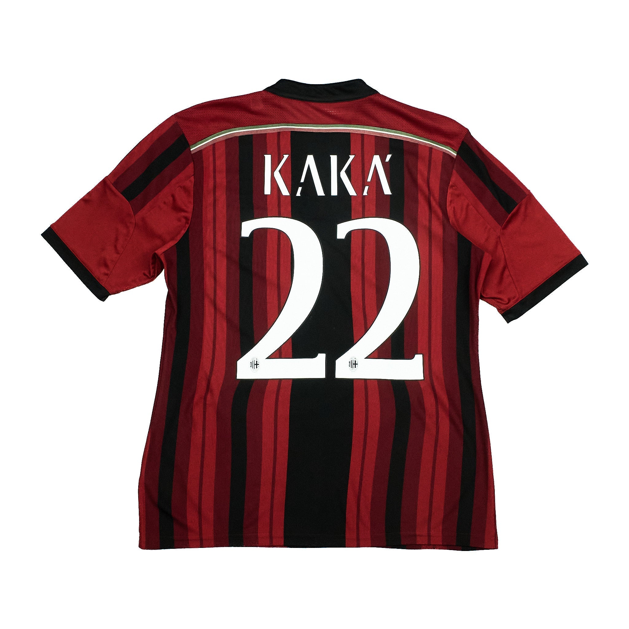 Buy 2014/15 AC Milan Kaka 22 Home Shirt (L) Adidas ~ Free worldwide shipping ~ Authentic Vintage Football Shirts from Cult Kits