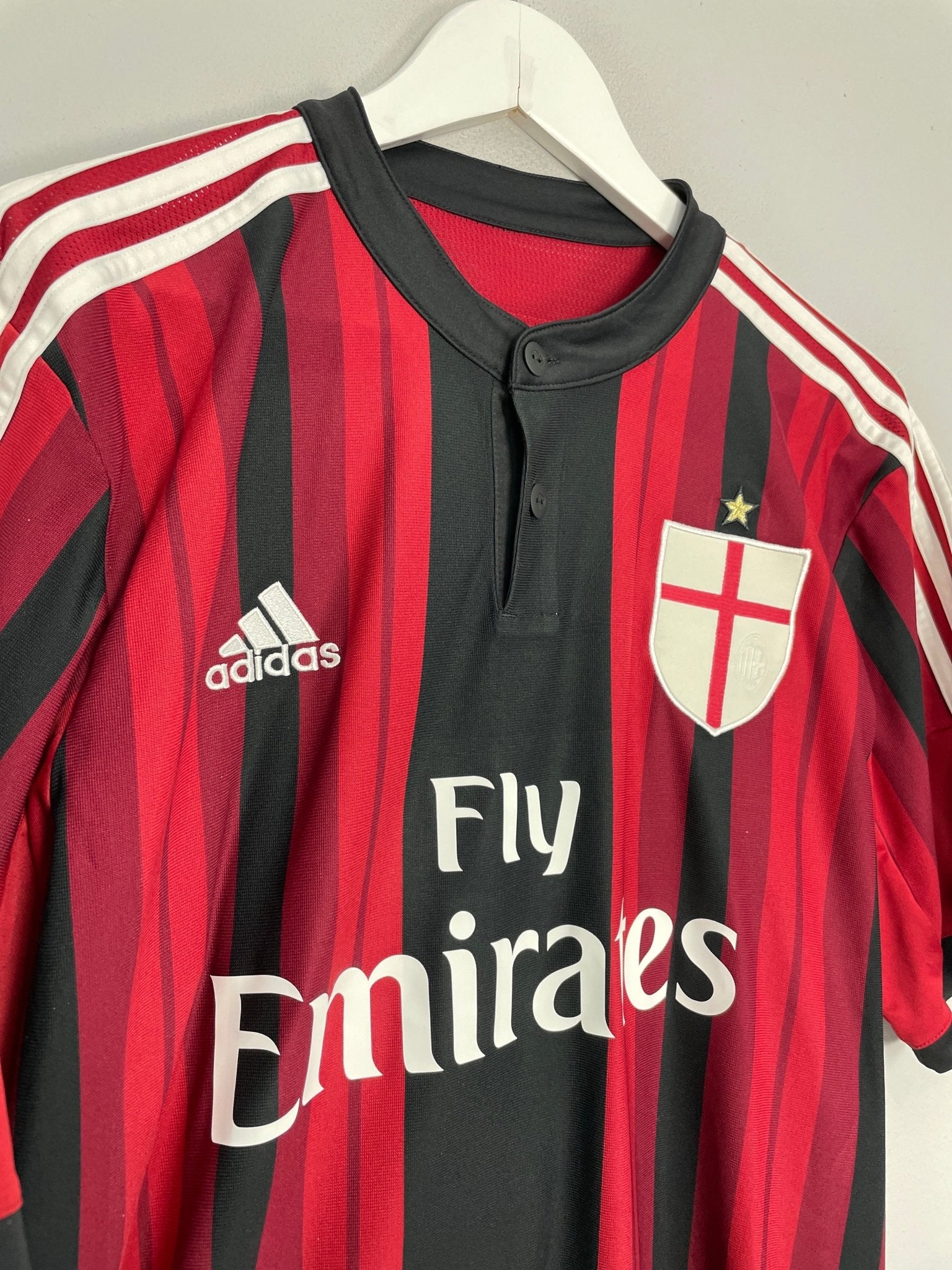Shop 2014/15 AC MILAN KAKA #22 HOME SHIRT (L) ADIDAS, classic football shirts, vintage football shirts & retro soccer jerseys at Cult Kits