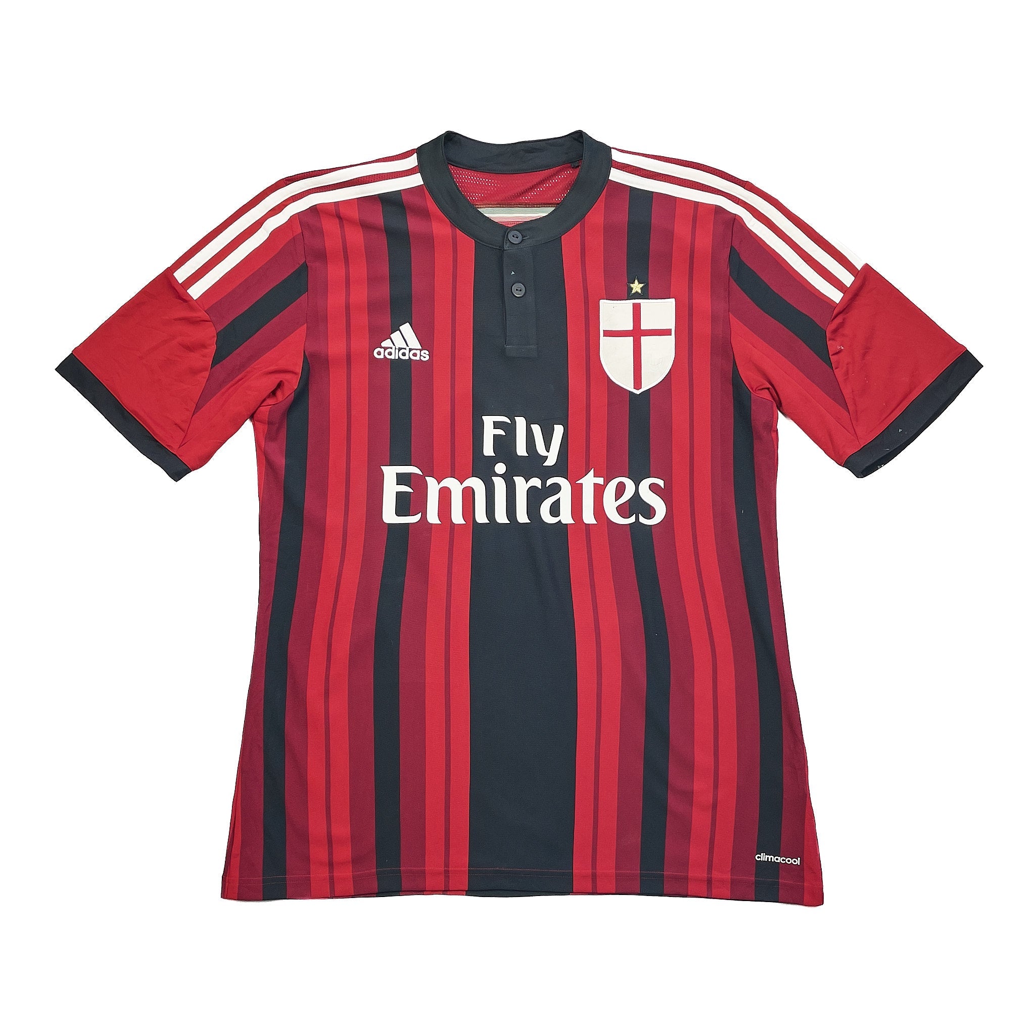 Buy 2014/15 AC Milan Kaka 22 Home Shirt (M) Adidas ~ Free worldwide shipping ~ Authentic Vintage Football Shirts from Cult Kits