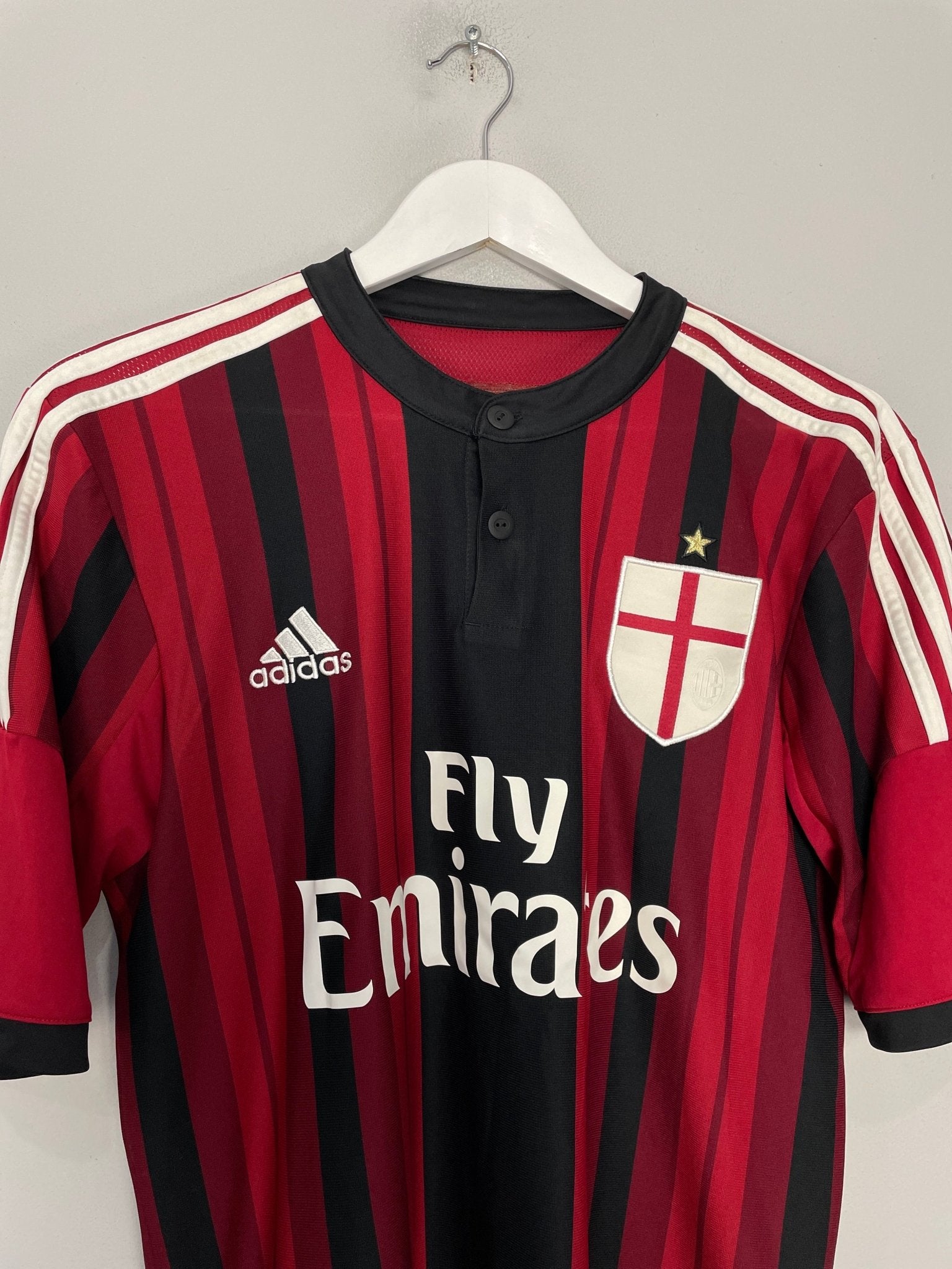Shop 2014/15 AC MILAN KAKA #22 HOME SHIRT (M) ADIDAS, classic football shirts, vintage football shirts & retro soccer jerseys at Cult Kits