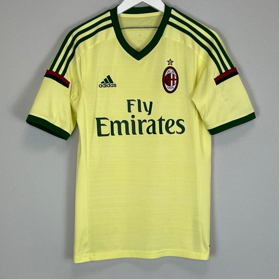 2014/15 AC MILAN THIRD SHIRT (S) ADIDAS - Cult Kits - Small - Buy Vintage Football Shirts, Authentic Retro Football Shirts For Sale, Classic Football Shirts & Soccer Jersey