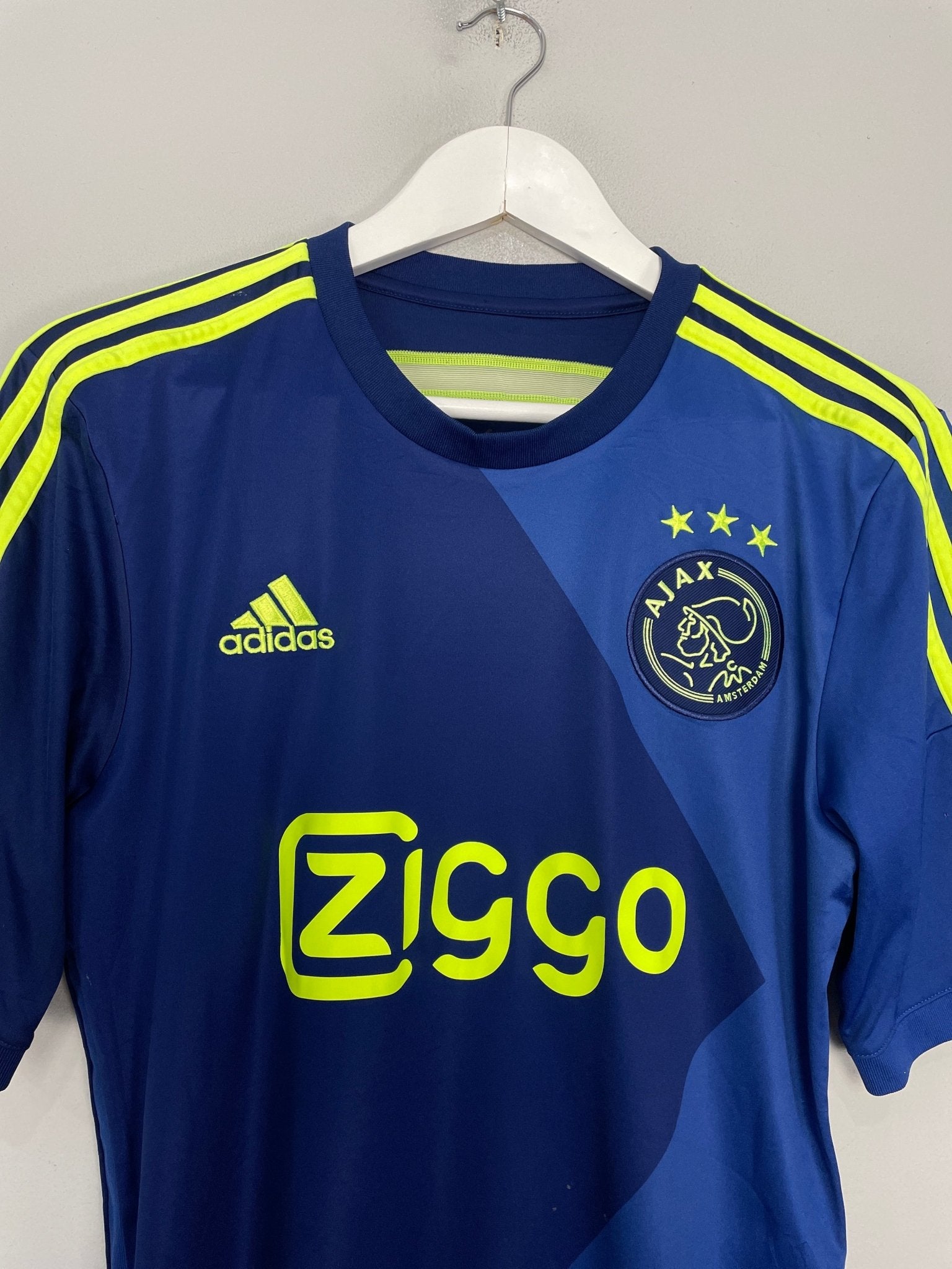 Shop 2014/15 AJAX ERIKSEN #8 AWAY SHIRT (M) ADIDAS, classic football shirts, vintage football shirts & retro soccer jerseys at Cult Kits