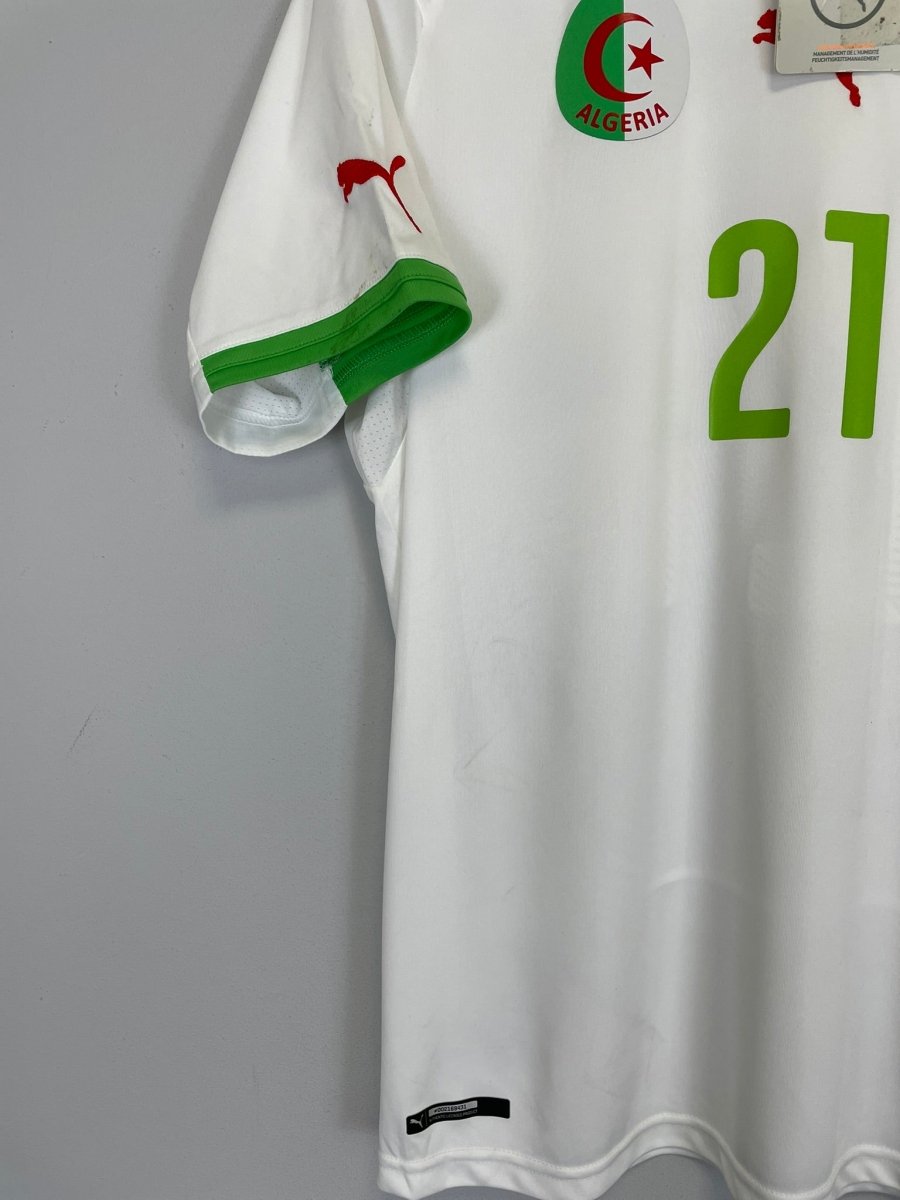 2014/15 ALGERIA MAHREZ 21 *BNWT* HOME SHIRT (M) PUMA - Cult Kits - Medium - Buy Vintage Football Shirts, Authentic Retro Football Shirts For Sale, Classic Football Shirts & Soccer Jersey