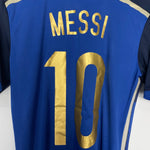 Shop 2014/15 ARGENTINA MESSI #10 AWAY SHIRT (S) ADIDAS, classic football shirts, vintage football shirts & retro soccer jerseys at Cult Kits