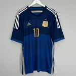 Shop 2014/15 ARGENTINA MESSI #10 AWAY SHIRT (XL) ADIDAS, classic football shirts, vintage football shirts & retro soccer jerseys at Cult Kits
