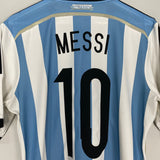 Shop 2014/15 ARGENTINA MESSI #10 HOME SHIRT (L) ADIDAS, classic football shirts, vintage football shirts & retro soccer jerseys at Cult Kits