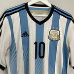 Shop 2014/15 ARGENTINA MESSI #10 HOME SHIRT (L) ADIDAS, classic football shirts, vintage football shirts & retro soccer jerseys at Cult Kits