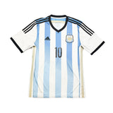 Buy 2014/15 Argentina Messi 10 Home Shirt (L) Adidas ~ Free worldwide shipping ~ Authentic Vintage Football Shirts from Cult Kits