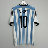 Shop 2014/15 ARGENTINA MESSI #10 HOME SHIRT (XL) ADIDAS, classic football shirts, vintage football shirts & retro soccer jerseys at Cult Kits
