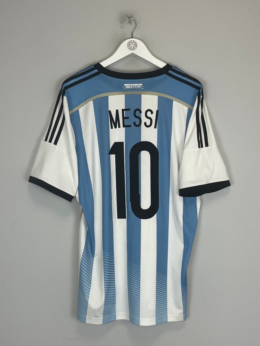 2014/15 ARGENTINA MESSI 10 HOME SHIRT (XL) ADIDAS - Cult Kits - XL - Buy Vintage Football Shirts, Authentic Retro Football Shirts For Sale, Classic Football Shirts & Soccer Jersey