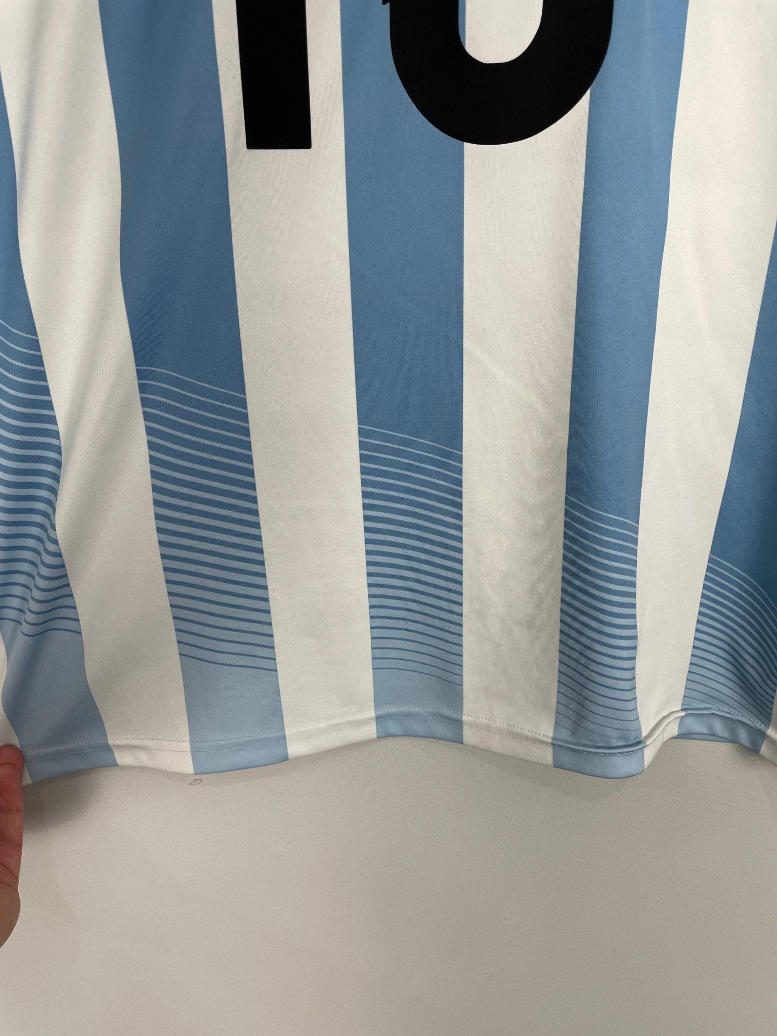 Shop 2014/15 ARGENTINA MESSI #10 HOME SHIRT (XL) ADIDAS, classic football shirts, vintage football shirts & retro soccer jerseys at Cult Kits