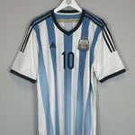 2014/15 ARGENTINA MESSI 10 HOME SHIRT (XL) ADIDAS - Cult Kits - XL - Buy Vintage Football Shirts, Authentic Retro Football Shirts For Sale, Classic Football Shirts & Soccer Jersey