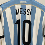 Shop 2014/15 ARGENTINA MESSI #10 HOME SHIRT (XL) ADIDAS, classic football shirts, vintage football shirts & retro soccer jerseys at Cult Kits