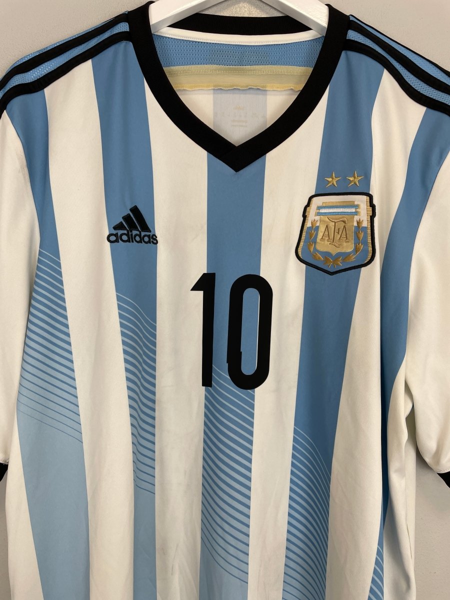 2014/15 ARGENTINA MESSI 10 HOME SHIRT (XL) ADIDAS - Cult Kits - XL - Buy Vintage Football Shirts, Authentic Retro Football Shirts For Sale, Classic Football Shirts & Soccer Jersey