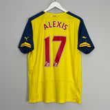 Shop 2014/15 ARSENAL ALEXIS #17 AWAY SHIRT (L) PUMA, classic football shirts, vintage football shirts & retro soccer jerseys at Cult Kits