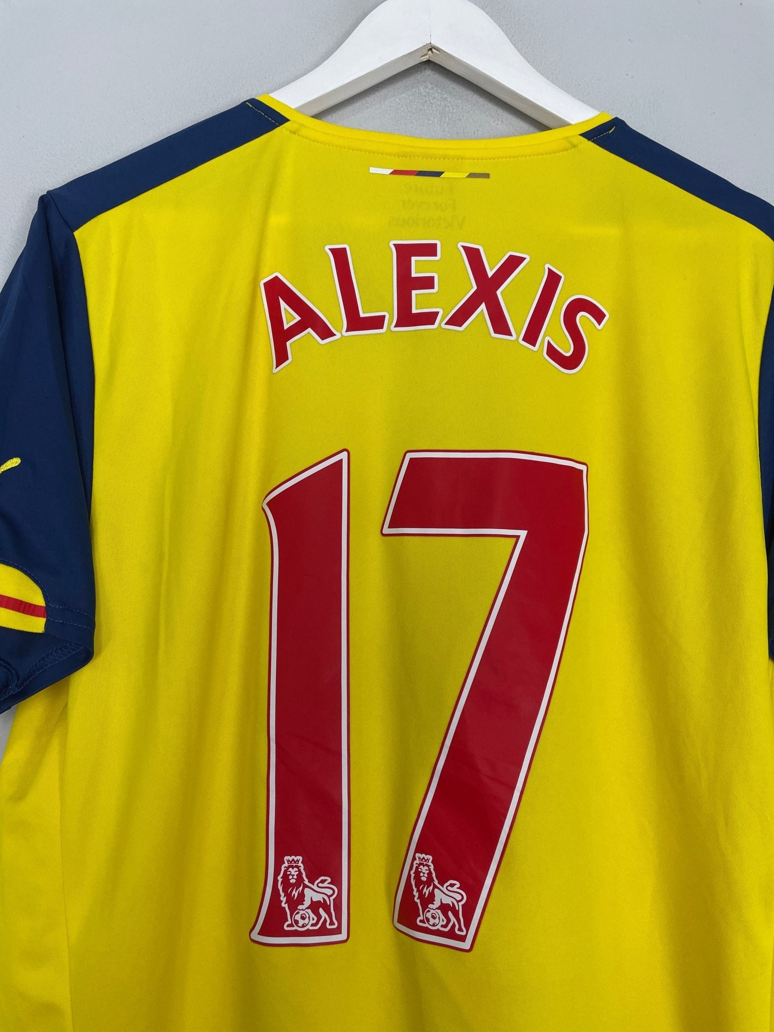 Shop 2014/15 ARSENAL ALEXIS #17 AWAY SHIRT (L) PUMA, classic football shirts, vintage football shirts & retro soccer jerseys at Cult Kits