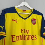 Shop 2014/15 ARSENAL ALEXIS #17 AWAY SHIRT (L) PUMA, classic football shirts, vintage football shirts & retro soccer jerseys at Cult Kits