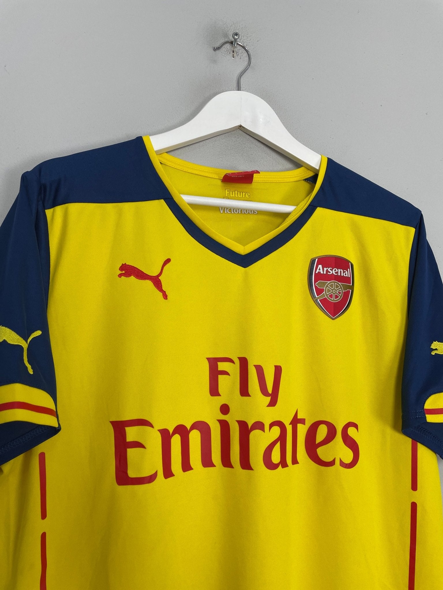 Shop 2014/15 ARSENAL ALEXIS #17 AWAY SHIRT (L) PUMA, classic football shirts, vintage football shirts & retro soccer jerseys at Cult Kits