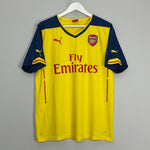 Shop 2014/15 ARSENAL ALEXIS #17 AWAY SHIRT (L) PUMA, classic football shirts, vintage football shirts & retro soccer jerseys at Cult Kits