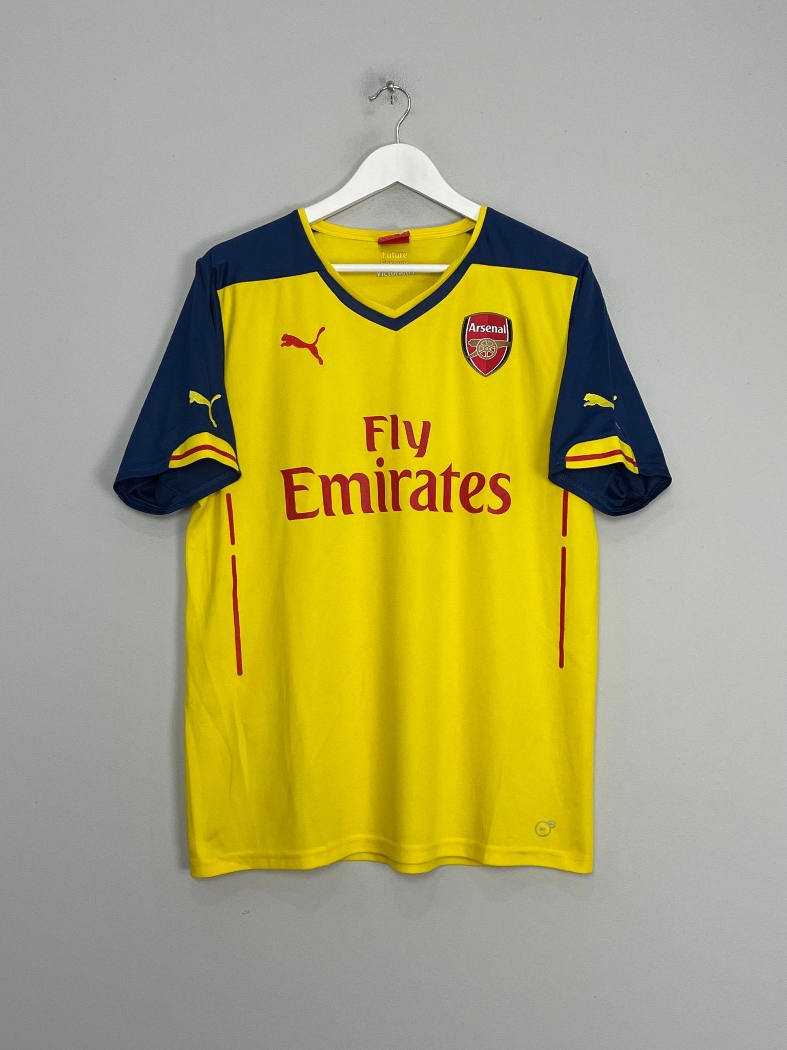 Shop 2014/15 ARSENAL ALEXIS #17 AWAY SHIRT (L) PUMA, classic football shirts, vintage football shirts & retro soccer jerseys at Cult Kits