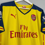 Shop 2014/15 ARSENAL ALEXIS #17 AWAY SHIRT (XL) PUMA, classic football shirts, vintage football shirts & retro soccer jerseys at Cult Kits