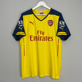 Shop 2014/15 ARSENAL ALEXIS #17 AWAY SHIRT (XL) PUMA, classic football shirts, vintage football shirts & retro soccer jerseys at Cult Kits