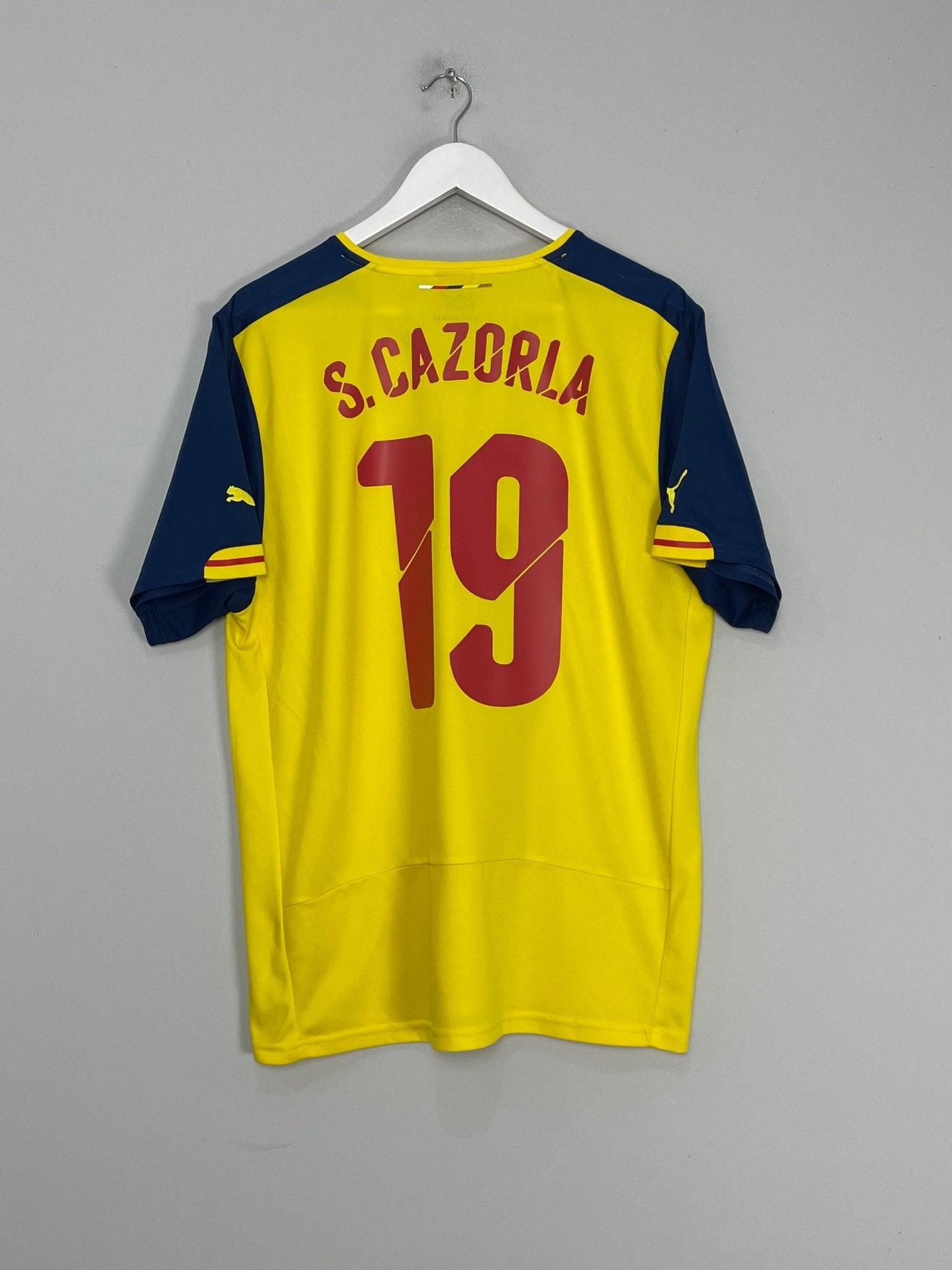 Shop 2014/15 ARSENAL CAZORLA #19 AWAY SHIRT (XL) PUMA, classic football shirts, vintage football shirts & retro soccer jerseys at Cult Kits