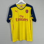Shop 2014/15 ARSENAL CAZORLA #19 AWAY SHIRT (XL) PUMA, classic football shirts, vintage football shirts & retro soccer jerseys at Cult Kits