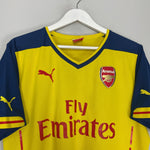 Shop 2014/15 ARSENAL OZIL #11 AWAY SHIRT (L) PUMA, classic football shirts, vintage football shirts & retro soccer jerseys at Cult Kits