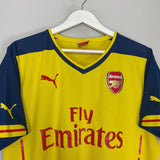 Shop 2014/15 ARSENAL OZIL #11 AWAY SHIRT (L) PUMA, classic football shirts, vintage football shirts & retro soccer jerseys at Cult Kits