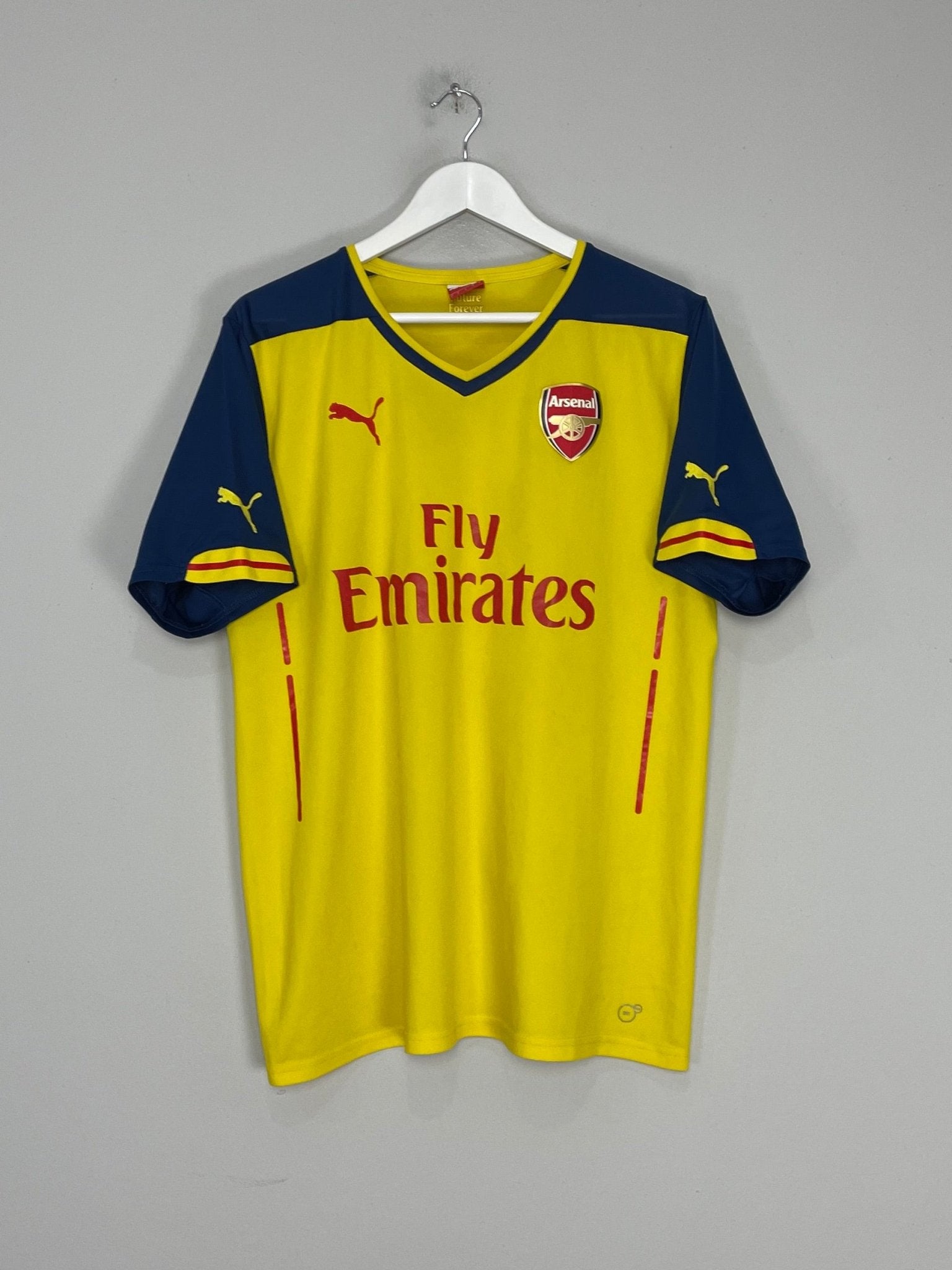 Shop 2014/15 ARSENAL OZIL #11 AWAY SHIRT (L) PUMA, classic football shirts, vintage football shirts & retro soccer jerseys at Cult Kits
