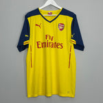 Shop 2014/15 ARSENAL OZIL #11 AWAY SHIRT (XL) PUMA, classic football shirts, vintage football shirts & retro soccer jerseys at Cult Kits