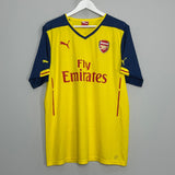 Shop 2014/15 ARSENAL OZIL #11 AWAY SHIRT (XL) PUMA, classic football shirts, vintage football shirts & retro soccer jerseys at Cult Kits