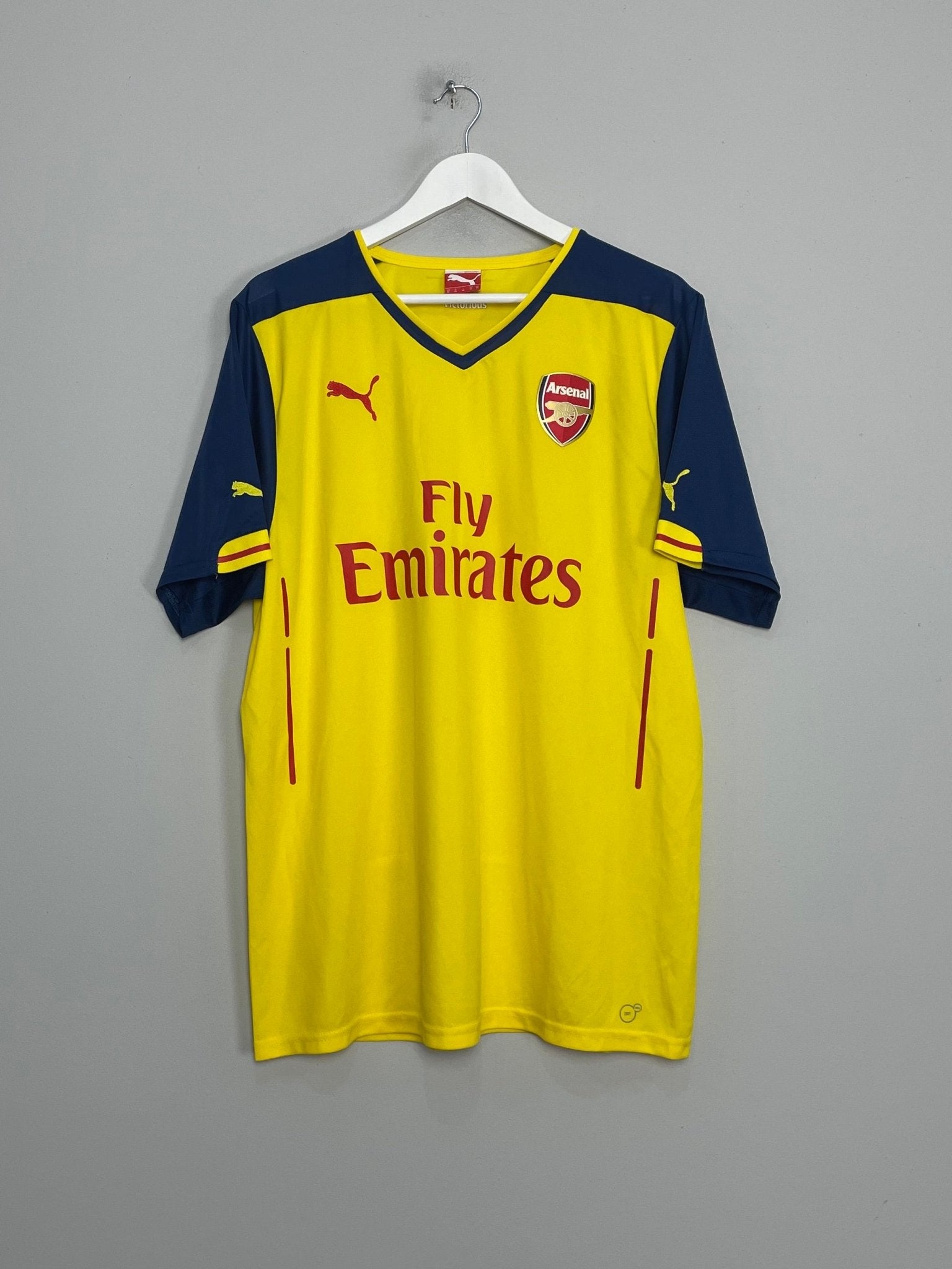 Shop 2014/15 ARSENAL OZIL #11 AWAY SHIRT (XL) PUMA, classic football shirts, vintage football shirts & retro soccer jerseys at Cult Kits