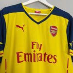 Shop 2014/15 ARSENAL OZIL #11 AWAY SHIRT (XL) PUMA, classic football shirts, vintage football shirts & retro soccer jerseys at Cult Kits