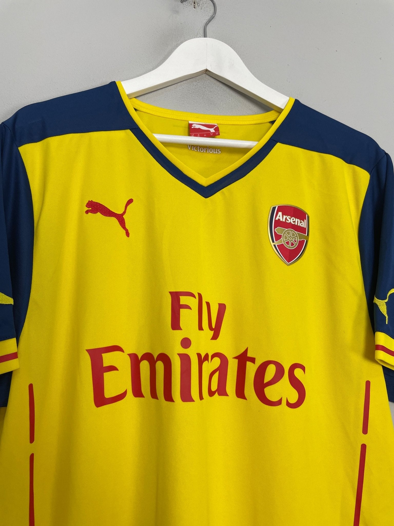 Shop 2014/15 ARSENAL OZIL #11 AWAY SHIRT (XL) PUMA, classic football shirts, vintage football shirts & retro soccer jerseys at Cult Kits