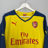 Shop 2014/15 ARSENAL OZIL #11 L/S AWAY SHIRT (L) PUMA, classic football shirts, vintage football shirts & retro soccer jerseys at Cult Kits