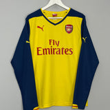 Shop 2014/15 ARSENAL OZIL #11 L/S AWAY SHIRT (L) PUMA, classic football shirts, vintage football shirts & retro soccer jerseys at Cult Kits