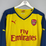 Shop 2014/15 ARSENAL OZIL #11 L/S AWAY SHIRT (XL) PUMA, classic football shirts, vintage football shirts & retro soccer jerseys at Cult Kits