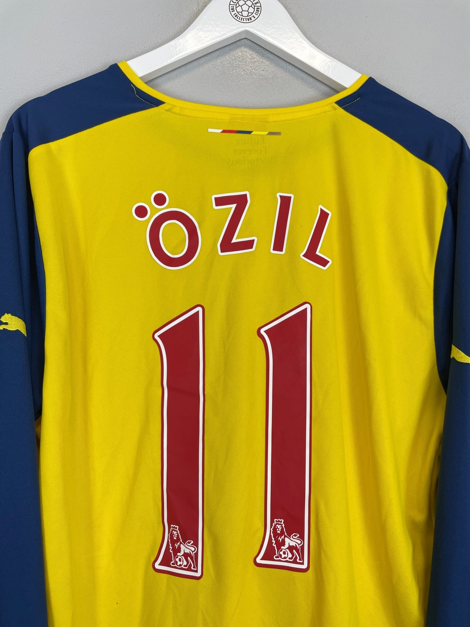 Shop 2014/15 ARSENAL OZIL #11 L/S AWAY SHIRT (XL) PUMA, classic football shirts, vintage football shirts & retro soccer jerseys at Cult Kits