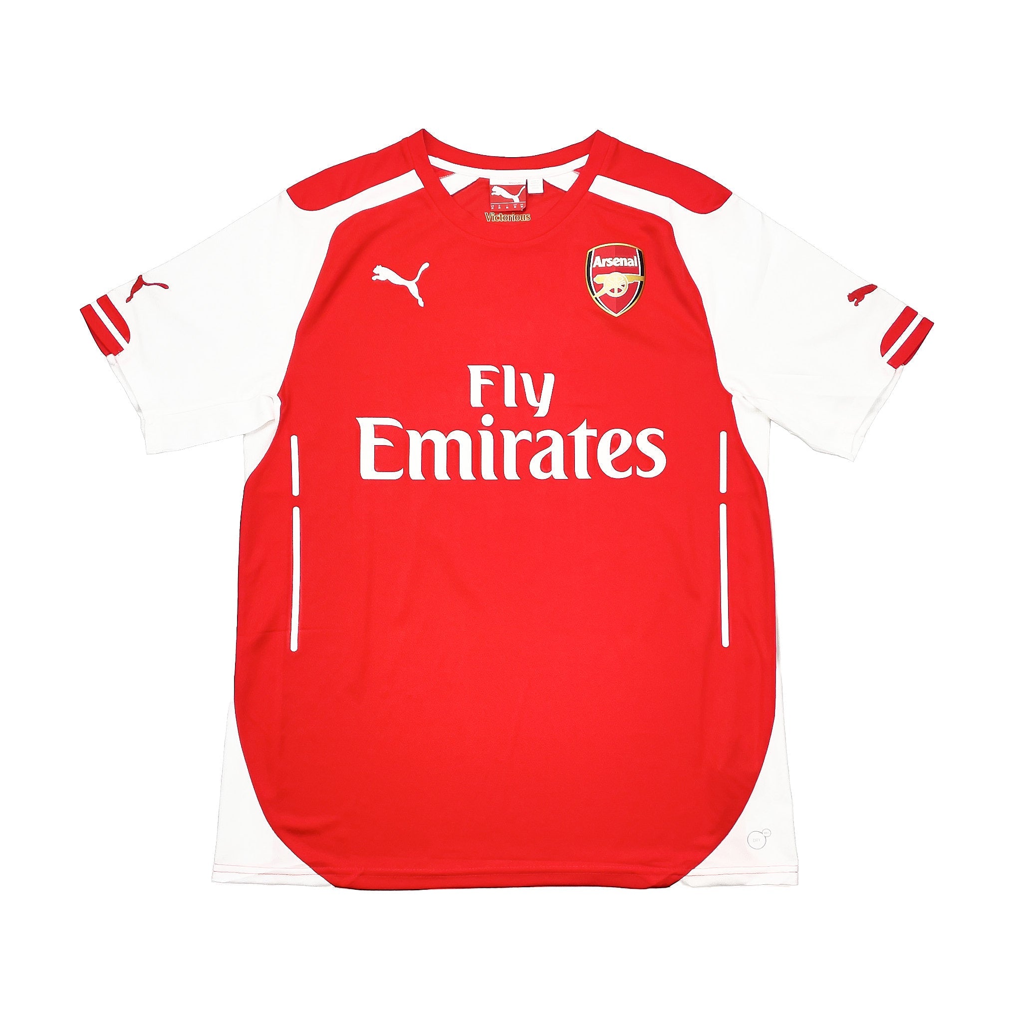 Buy 2014/15 ARSENAL PODOLSKI 9 HOME SHIRT (M) PUMA ~ Free worldwide shipping available ~ Authentic Vintage Football Shirts from Cult Kits