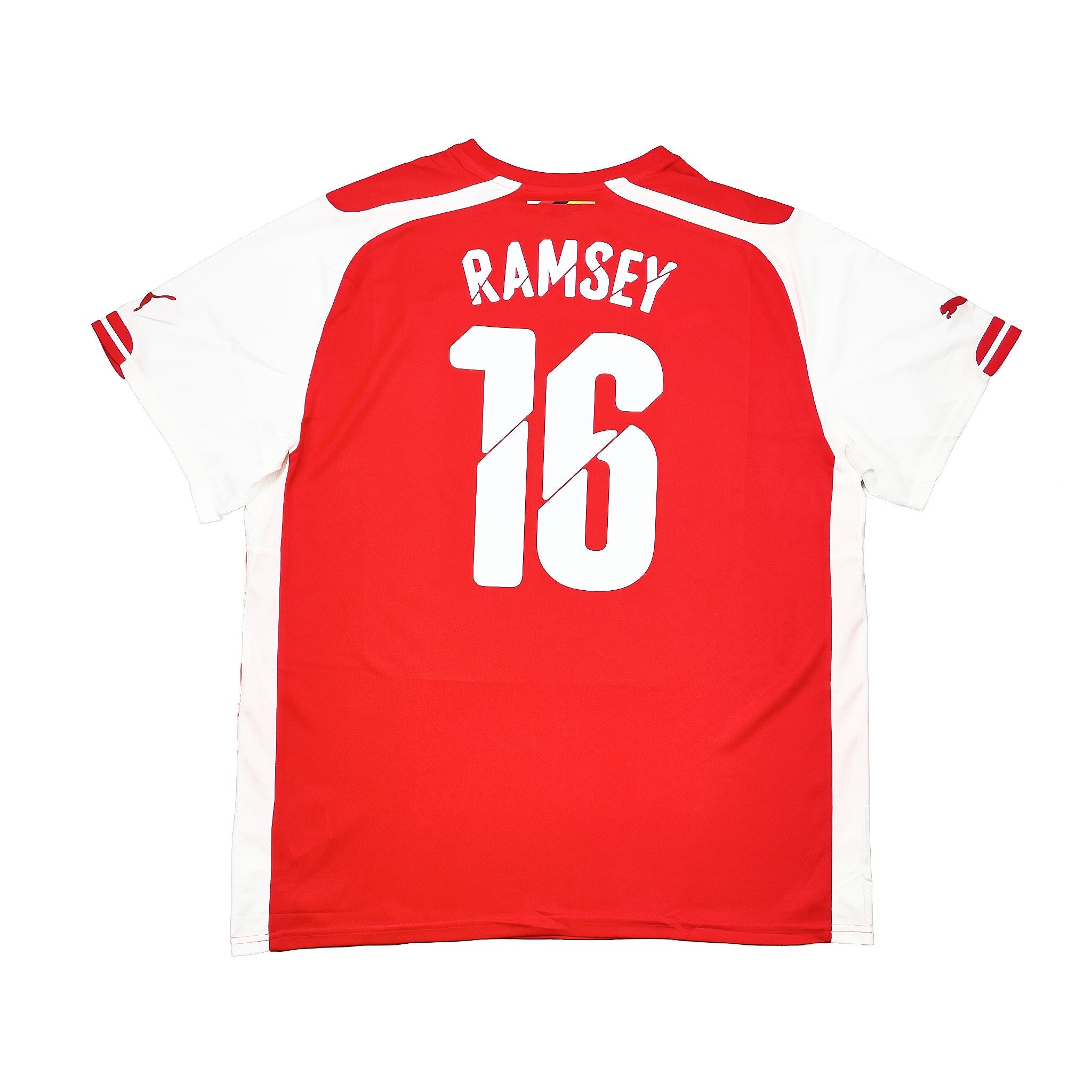 Buy 2014/15 Arsenal Ramsey 16 Home Shirt (XXL) Puma ~ Free worldwide shipping ~ Authentic Vintage Football Shirts from Cult Kits