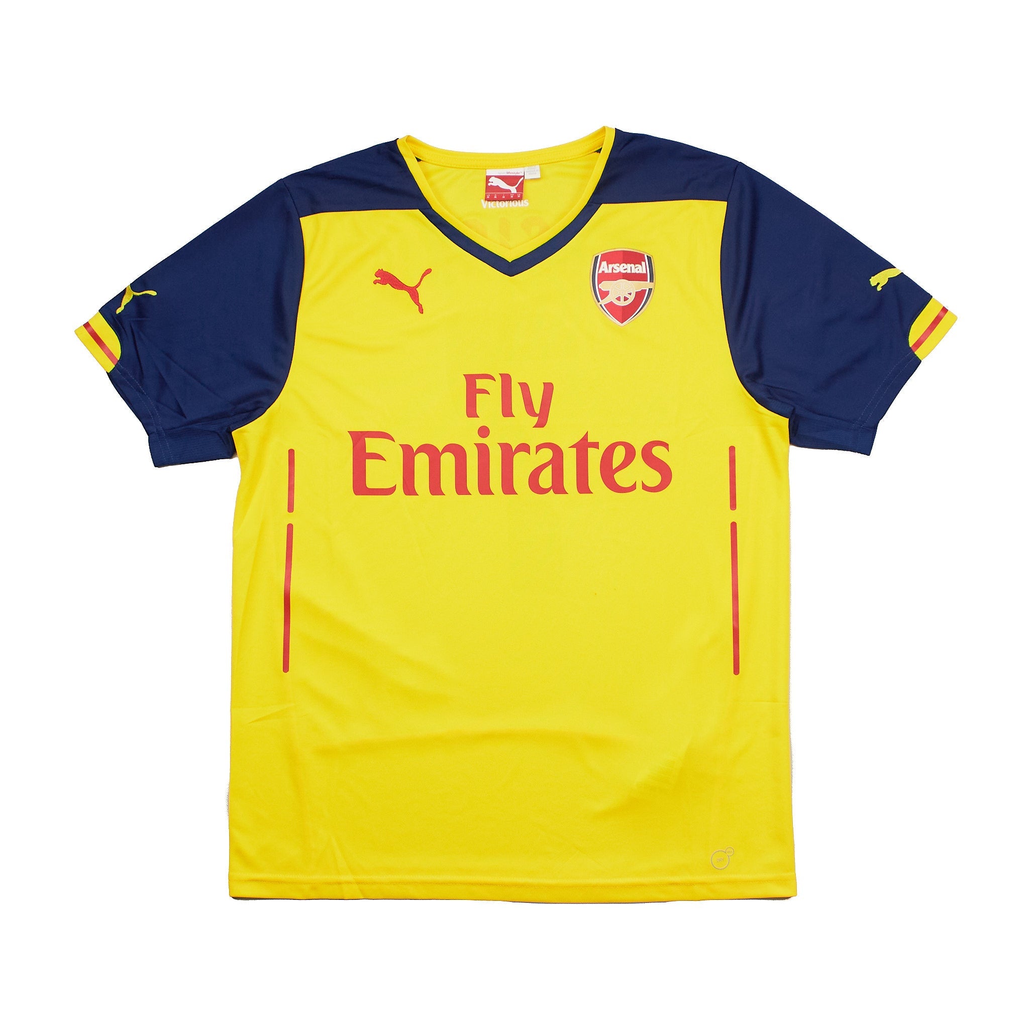 Buy 2014/15 Arsenal Rosický 7 Away Shirt (M) Puma ~ Free worldwide shipping ~ Authentic Vintage Football Shirts from Cult Kits