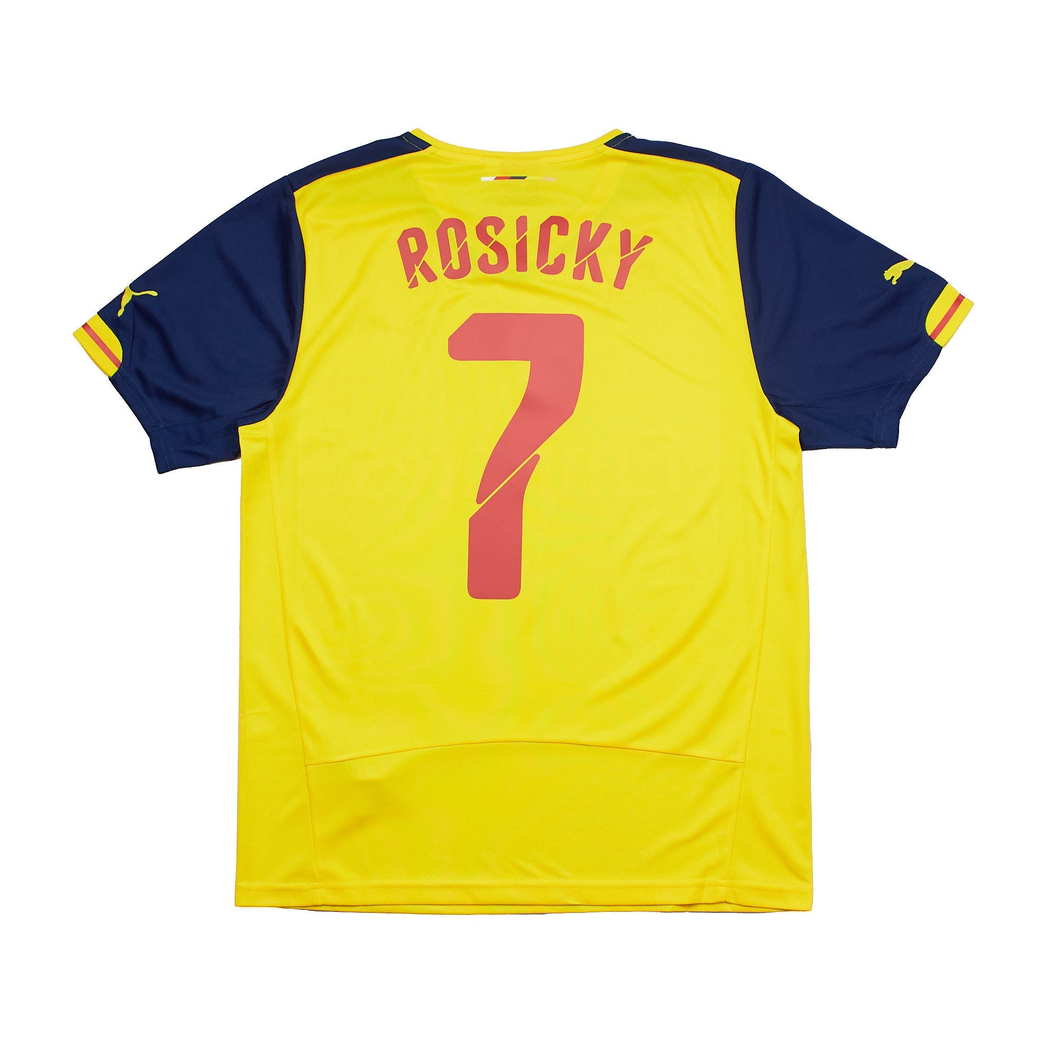 Buy 2014/15 Arsenal Rosický 7 Away Shirt (M) Puma ~ Free worldwide shipping ~ Authentic Vintage Football Shirts from Cult Kits