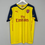 Shop 2014/15 ARSENAL S.CAZORLA #19 AWAY SHIRT (L) PUMA, classic football shirts, vintage football shirts & retro soccer jerseys at Cult Kits