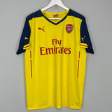 Shop 2014/15 ARSENAL S.CAZORLA #19 AWAY SHIRT (L) PUMA, classic football shirts, vintage football shirts & retro soccer jerseys at Cult Kits