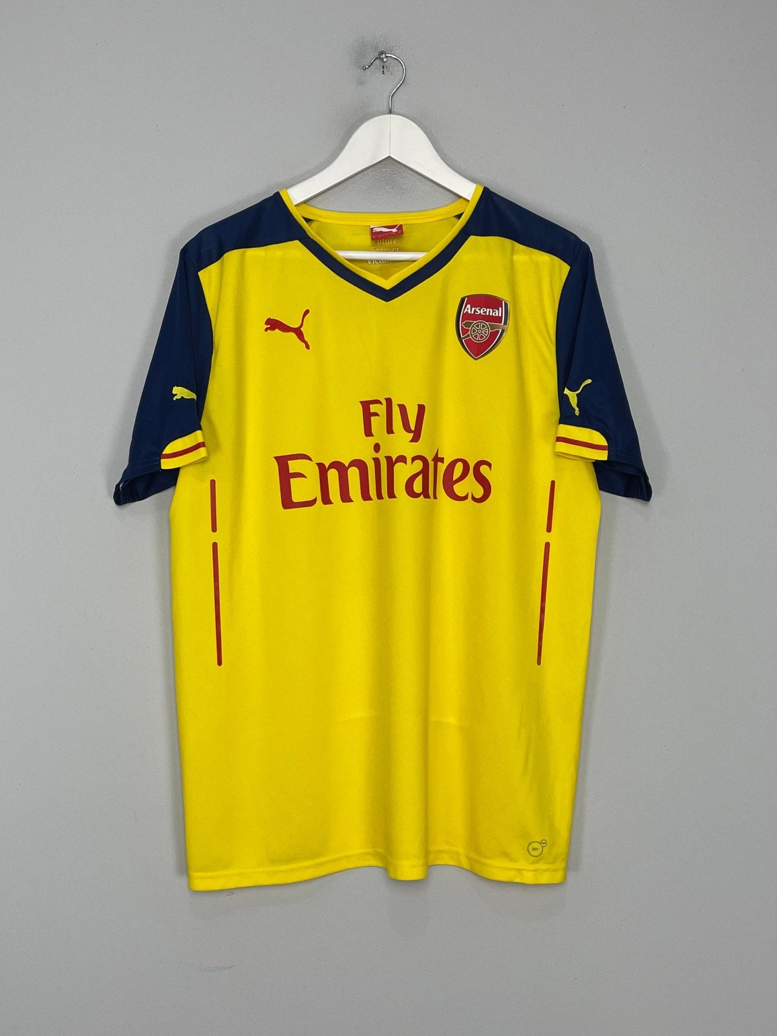 Shop 2014/15 ARSENAL S.CAZORLA #19 AWAY SHIRT (L) PUMA, classic football shirts, vintage football shirts & retro soccer jerseys at Cult Kits