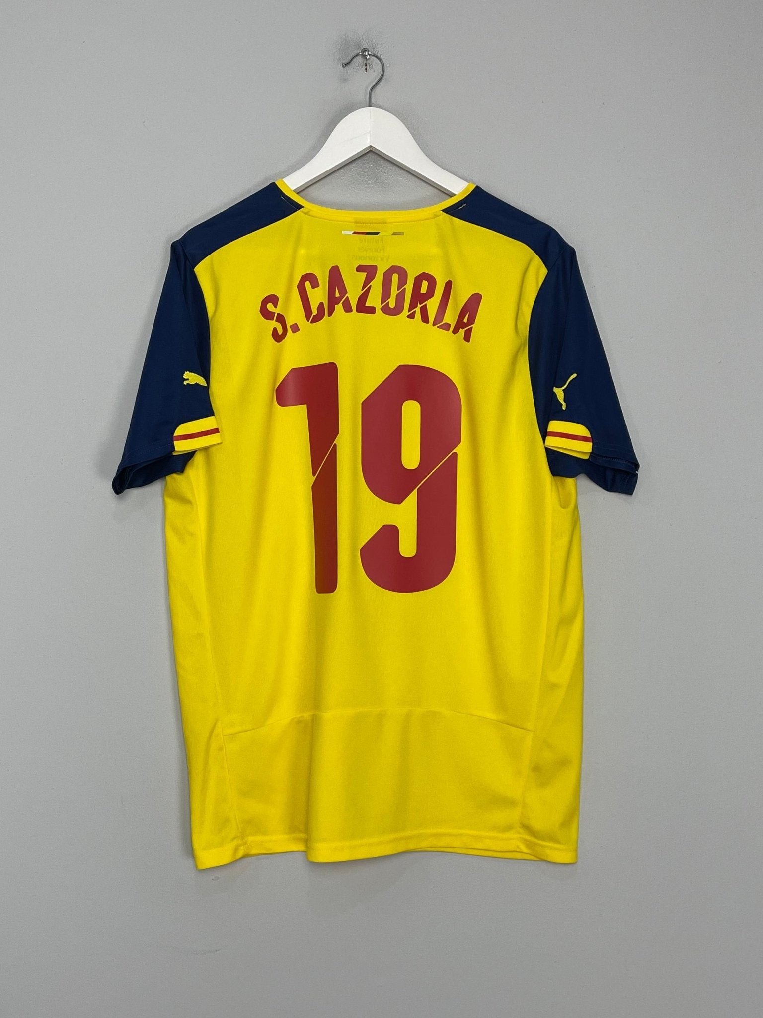 Shop 2014/15 ARSENAL S.CAZORLA #19 AWAY SHIRT (L) PUMA, classic football shirts, vintage football shirts & retro soccer jerseys at Cult Kits