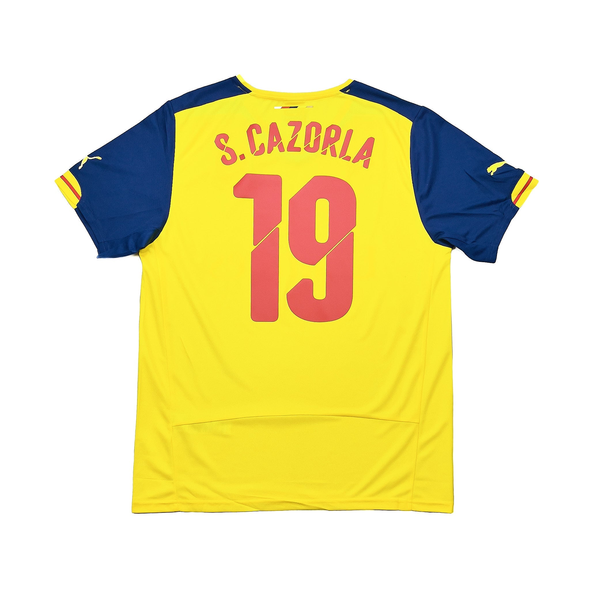 Buy 2014/15 Arsenal S.Cazorla 19 Away Shirt (L) Puma ~ Free worldwide shipping ~ Authentic Vintage Football Shirts from Cult Kits